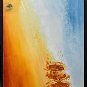 Original abstract painting by Marcy Stone, import placeholder for 1820