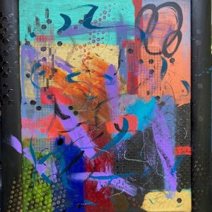 Original abstract painting by Marcy Stone, import placeholder for 926