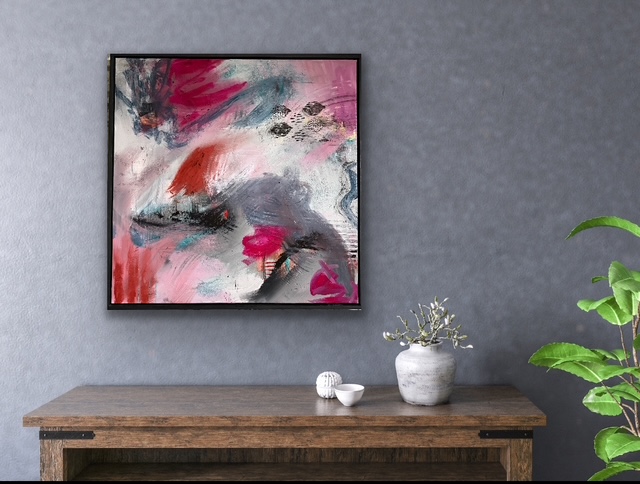 Original abstract painting by Marcy Stone Original abstract painting by Marcy Stone